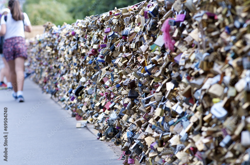 Obraz premium cadenas - Paris