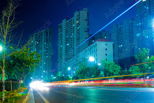 light trails