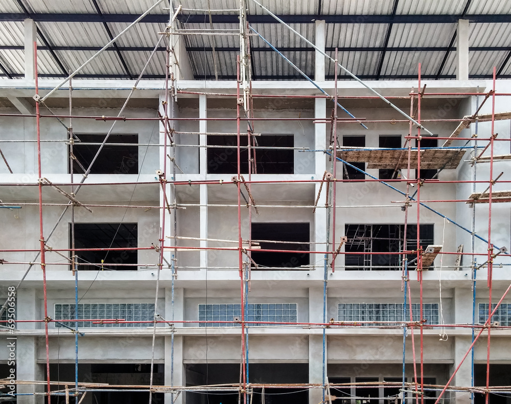 Unfinished commercial building Unfinished commercial building