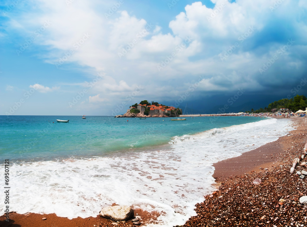 Montenegro. Budva Riviera. Sveti Stefan Montenegro. Budva Riviera. Sveti Stefan