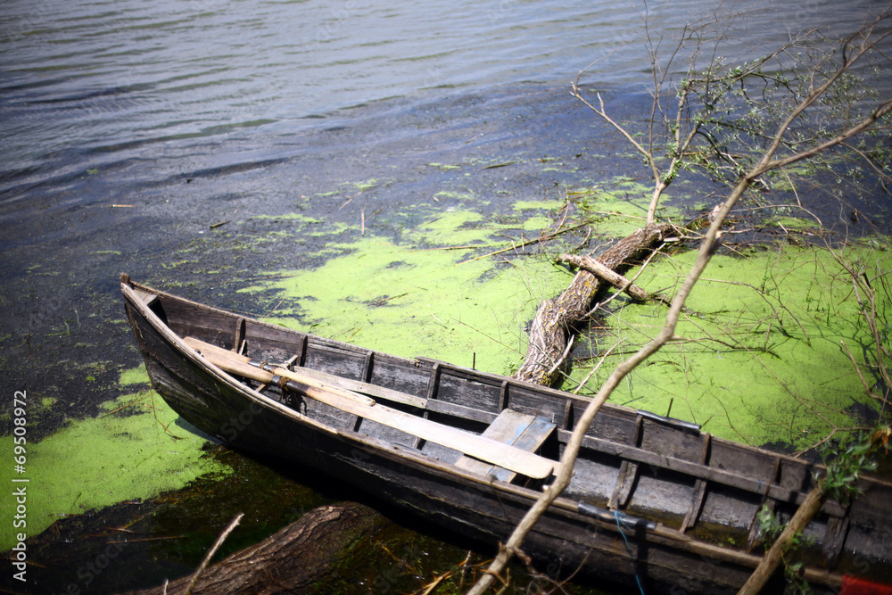 Fototapeta premium Wooden boat