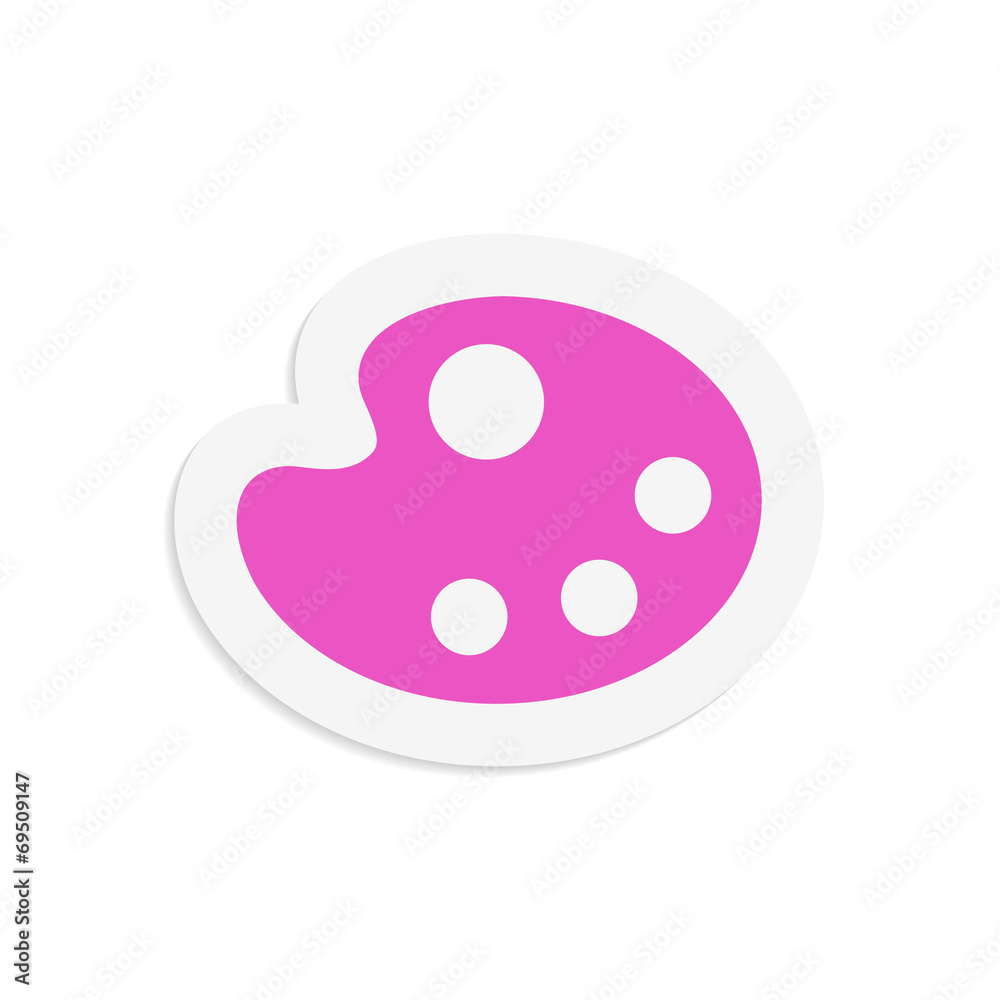 Paint plate Paint plate