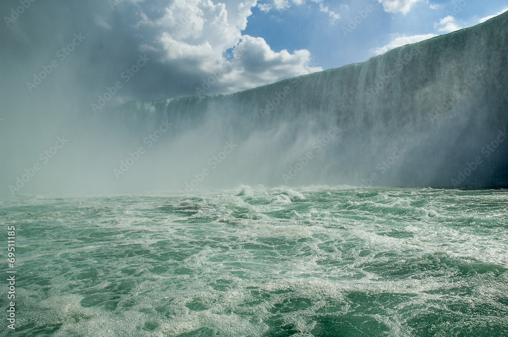 Naklejka premium American side of Niagara Falls