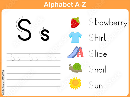 Alphabet Tracing Worksheet: Writng A-Z