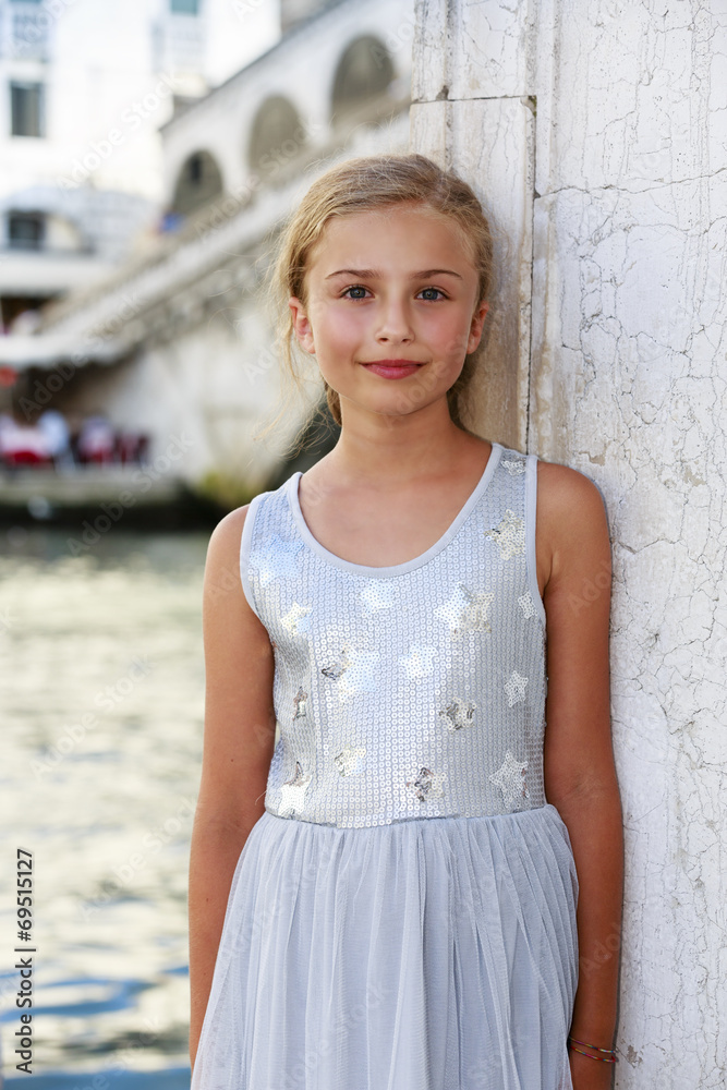 Portrait of fashion girl - Italy, Venice