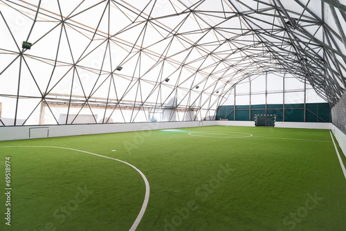 indoor football hall