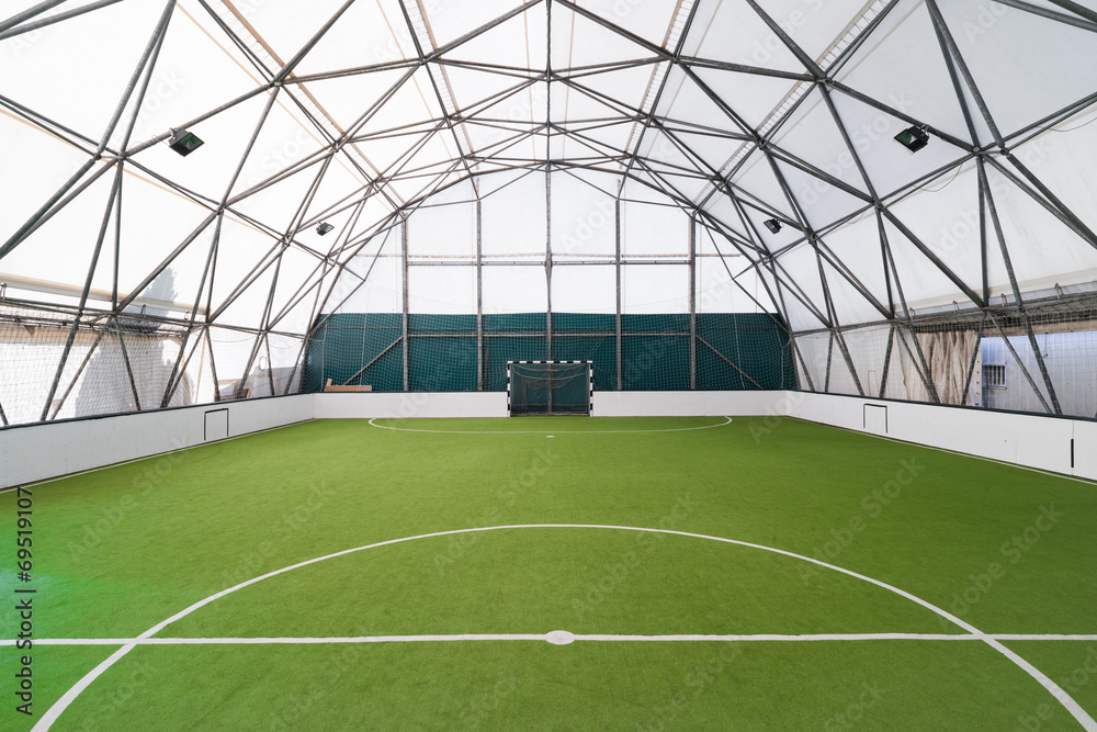 Fototapeta premium indoor football field