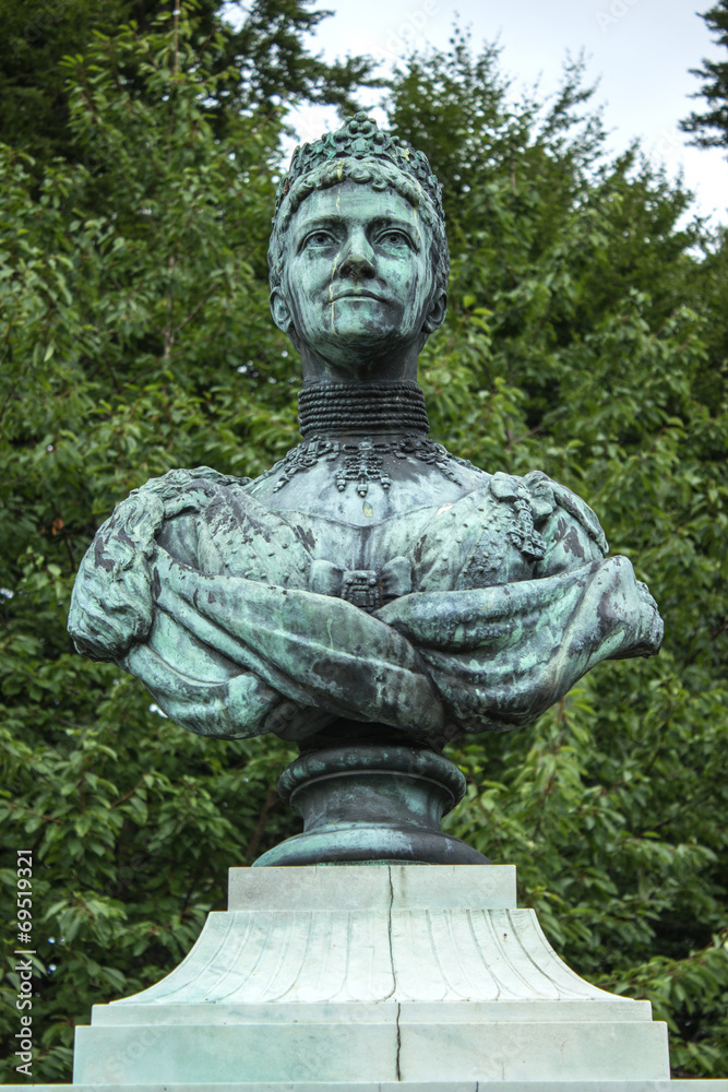 Buste af Louise Dronning af Danmark Fredensborg Slot Buste af Louise Dronning af Danmark Fredensborg Slot