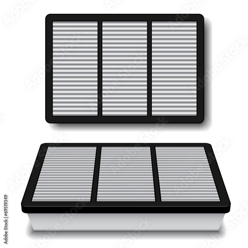 vector white air filter