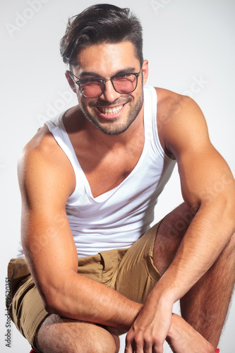smiling face of a man © Viorel Sima