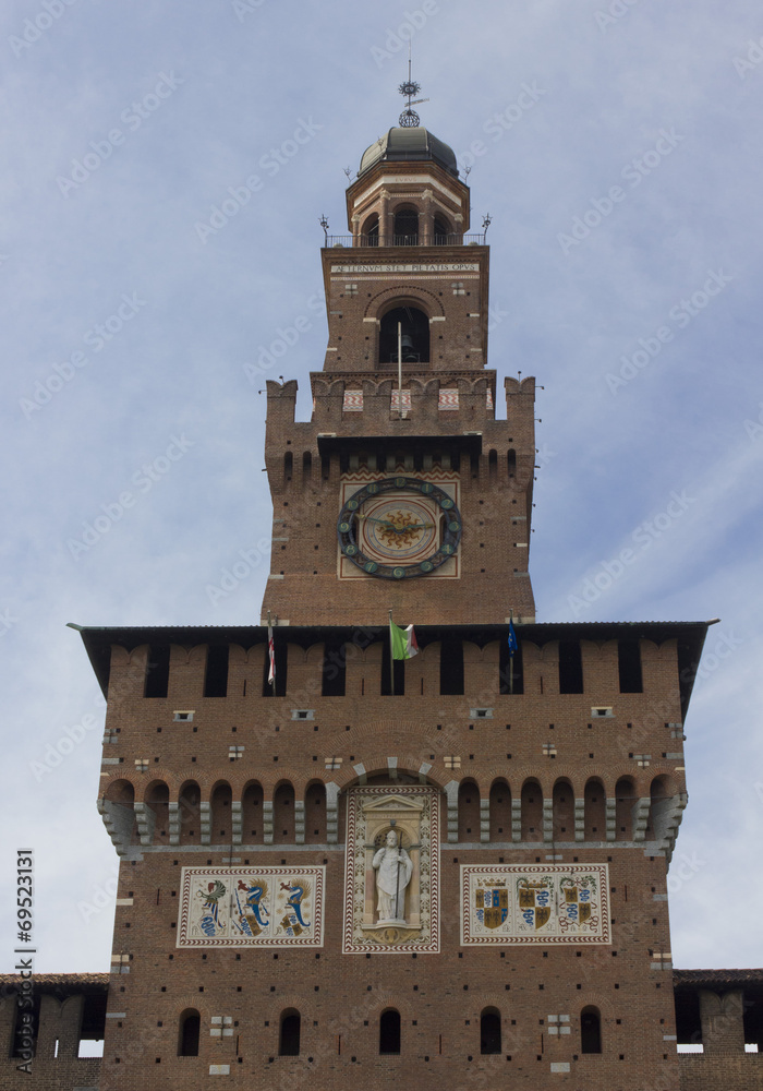  Milan Sforza Castle tower