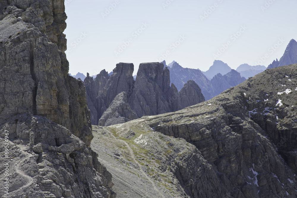 wandern in den sextner Dolomiten nahe bülelejoch Hütte wandern in den sextner Dolomiten nahe bülelejoch Hütte
