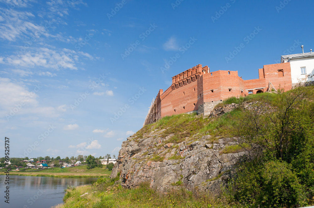 Kremlin on the banks of the River Tura