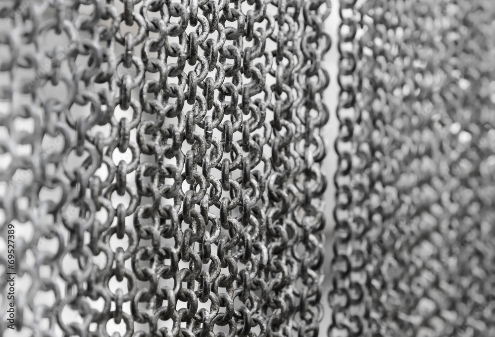 Metal chain background