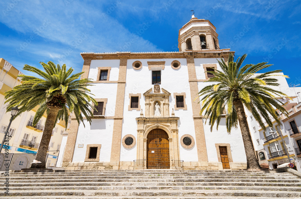 Church la Merced in Ronda, Malaga, Andalusia, Spain.