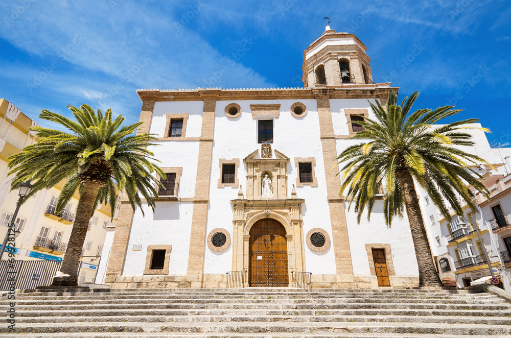 Obraz premium Church la Merced in Ronda, Malaga, Andalusia, Spain.