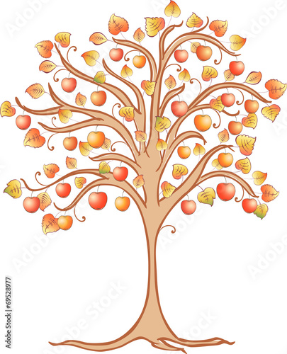 decorative apple tree