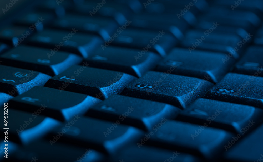 Keyboard close-up with copy space Keyboard close-up with copy space