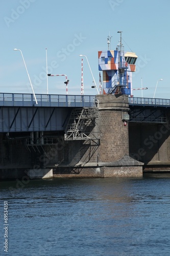 The bridge of Aalborg in Denmark