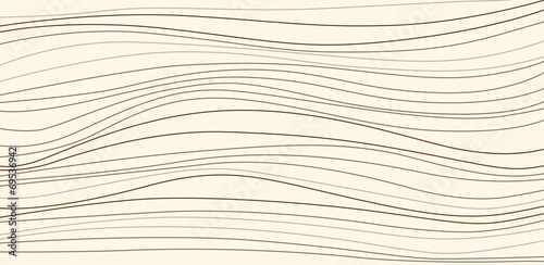 Stylish wavy background. Repeating vector texture.