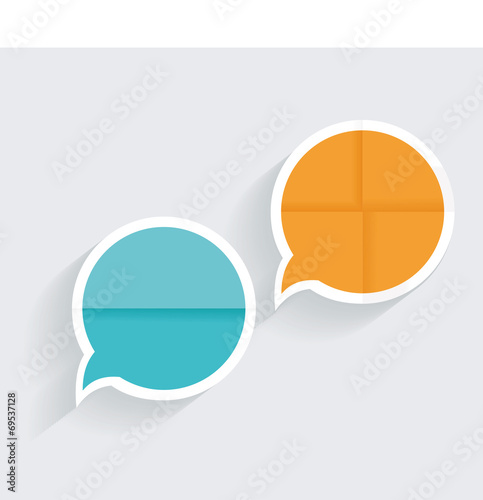 Folded paper, vector