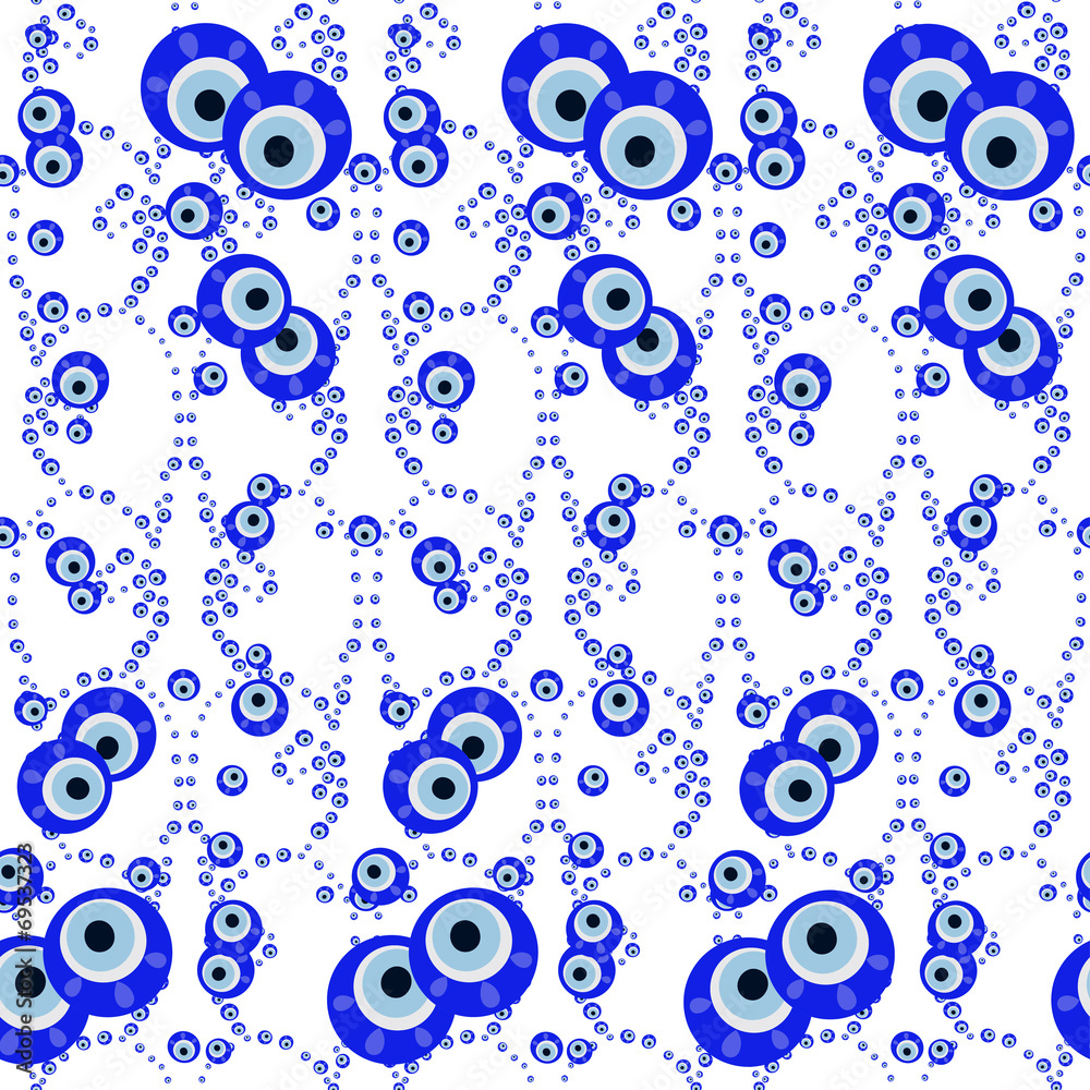 Vector illustration of evil eye - Turkish amulet