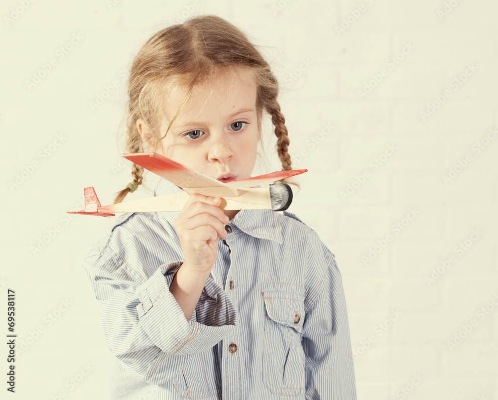 Child playing with toy