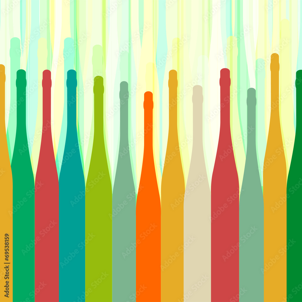Bottles colorful background abstract Bottles colorful background abstract