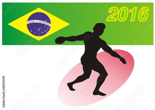 Sportfest 2016 in Rio de Janeiro - Brasilien - Diskus