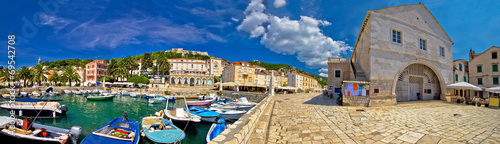 Island of Hvar old waterfront