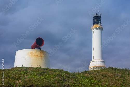 Foghorn and Lighthouse photo