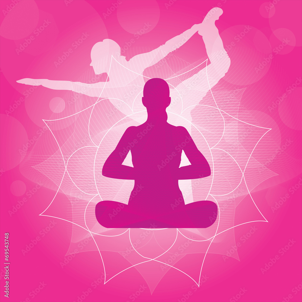 yoga illustration yoga illustration
