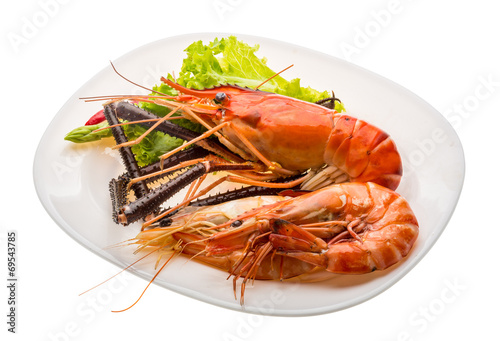 Giant Freshwater Prawn and king prawns