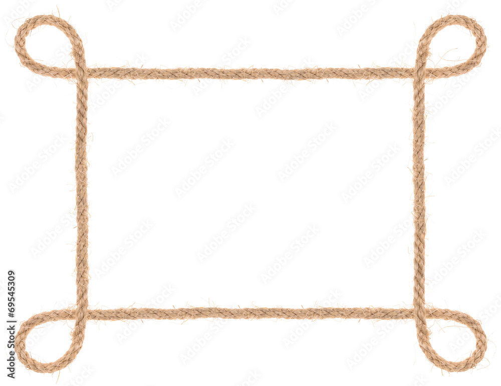 rope frame isolated rope frame isolated