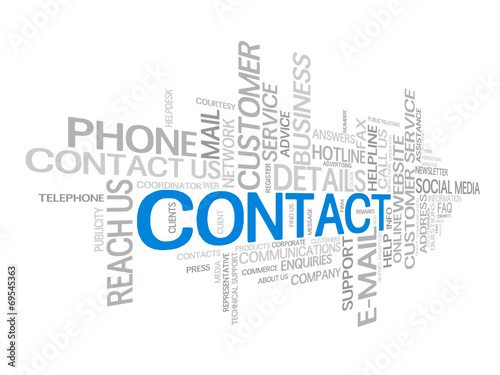 "CONTACT" Tag Cloud (phone us customer service details hotline)