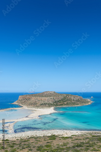 Fototapeta Naklejka Na Ścianę i Meble -  Gramvousa Island And The Balos Lagoon