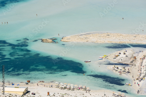 Fototapeta Naklejka Na Ścianę i Meble -  Balos Lagoon In Crete, Greece