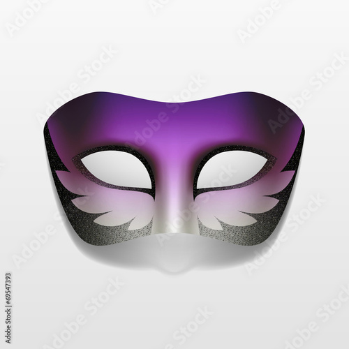 Vector Carnival Masquerade Party Mask Isolated