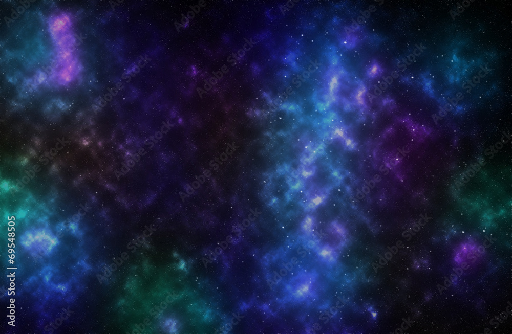 Colorful background od a deep space star field