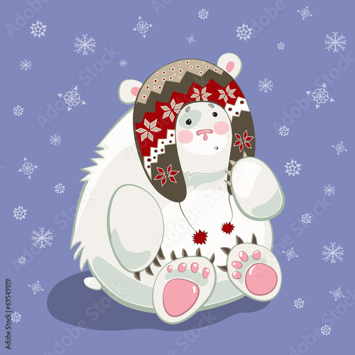 Polar bear cub