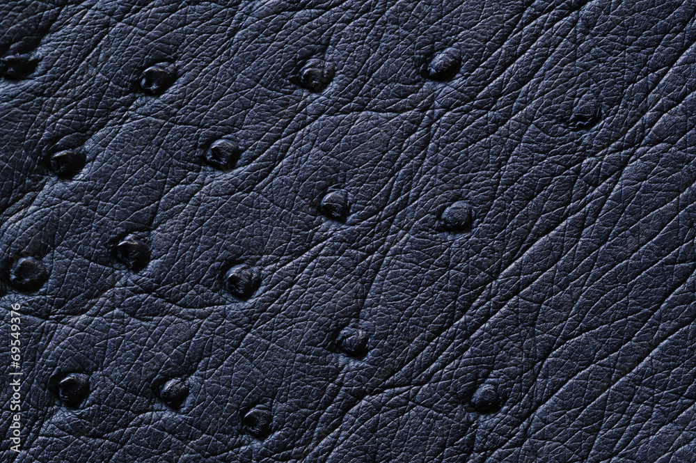 Closeup of seamless blue leather texture Closeup of seamless blue leather texture