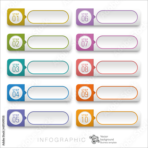 Infographics Web Banner & Label Design