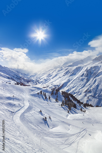 Mountain ski resort Hochgurgl Austria © Nikolai Sorokin