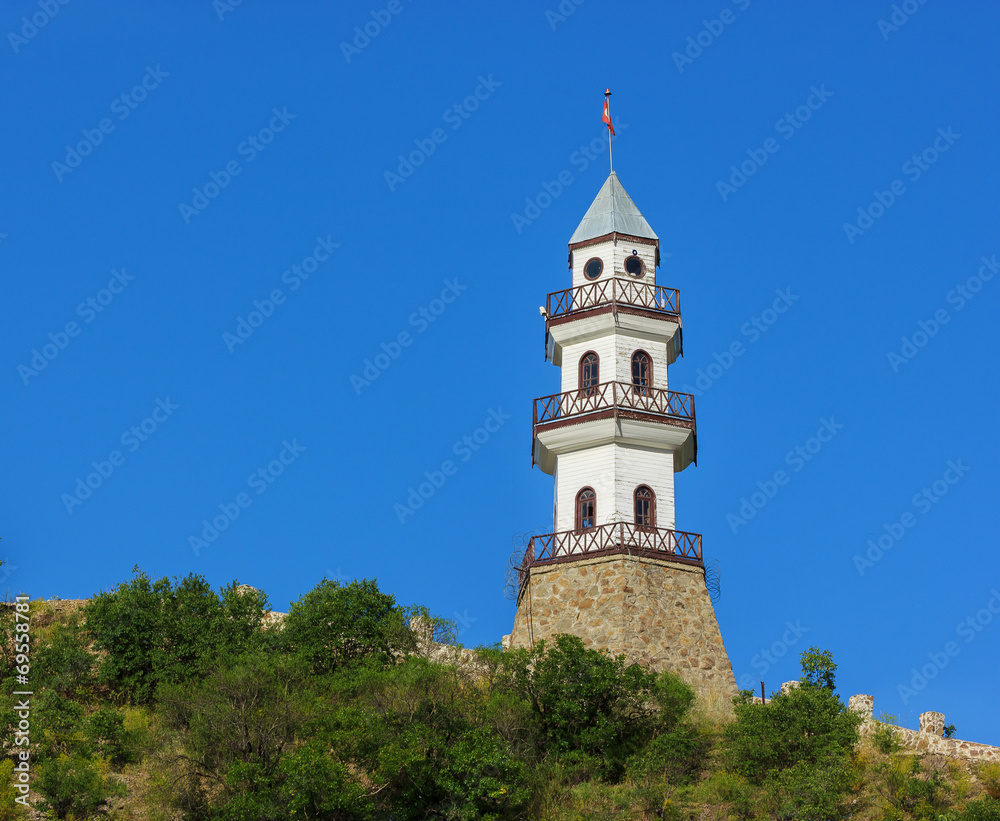 Amazing view of tower in Goynuk town, Bolu