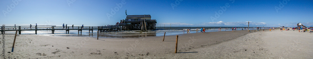 Panorama Sankt Peter-Ording Strand Panorama Sankt Peter-Ording Strand