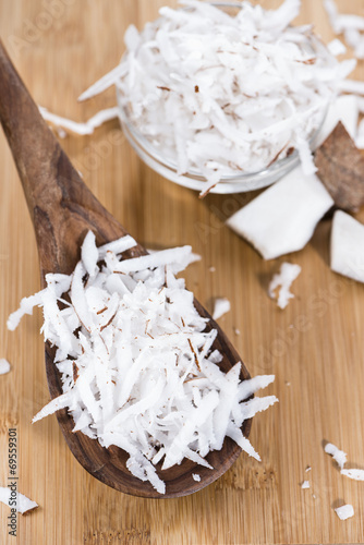 Portion of Grated Coconut