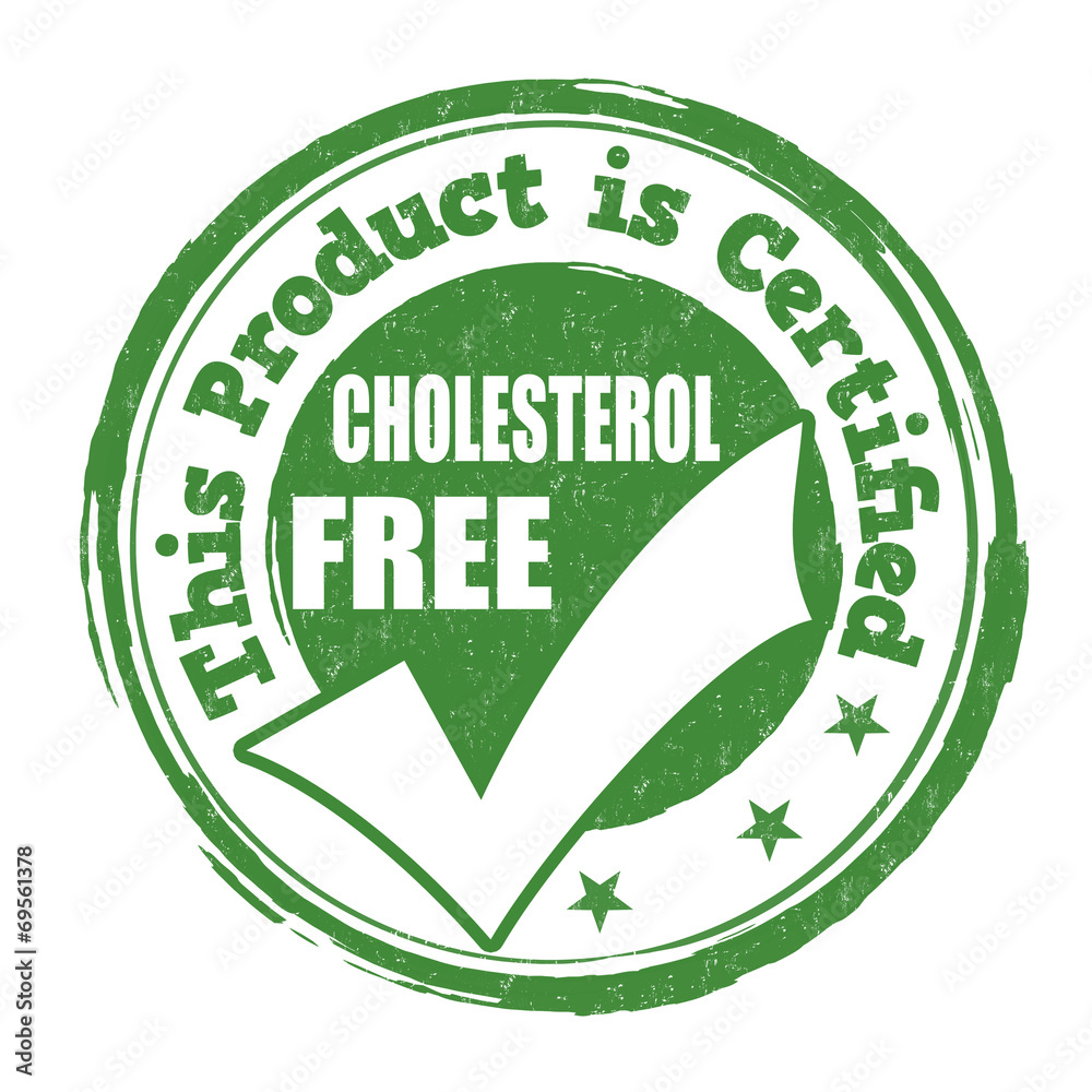 Cholesterol free stamp Cholesterol free stamp