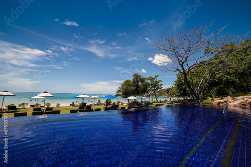 infinity pool in thailand © stocktributor