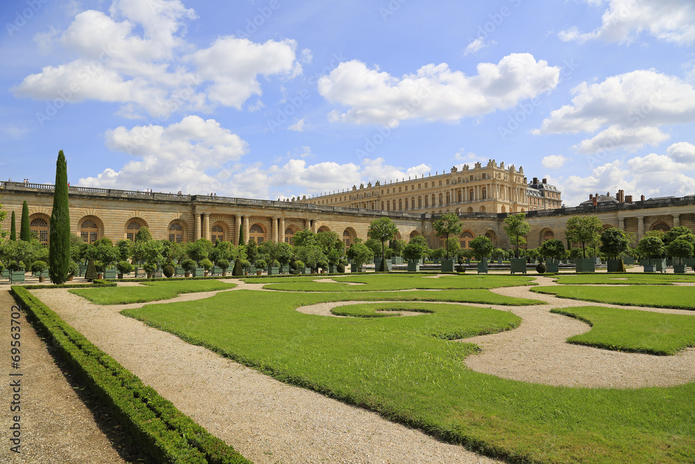 Obraz premium Gartengestaltung: Orangerie von Schloss Versailles