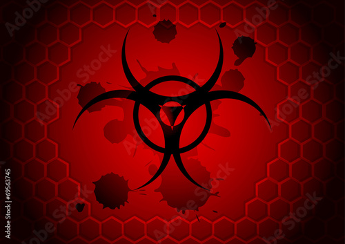 vector biohazard symbol